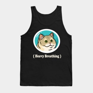 Heavy Breathing (teal) Tank Top